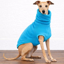 Load image into Gallery viewer, Lagoon Luxe Fleece Top – Dog Clothing NZ | Italian Greyhound Clothing | STYLECOM.NZ