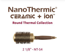 Load image into Gallery viewer, Olivia Garden ~ Nano Thermic Ceramic + Ion Round Barrel Brush 54mm