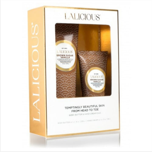 Lalicious ~ Body Butter & Hand Cream Duo ~ BROWN SUGAR VANILLA