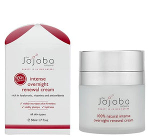 THE JOJOBA COMPANY • 100% Natural Intense Overnight Renewal Cream 50ml