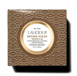 LALICIOUS ~ Whipped Sugar Body Scrub ~ BROWN SUGAR VANILLA 453g