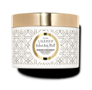 LALICIOUS ~ Velour Body Melt Moisturiser ~ SUGAR COCONUT 226g