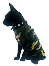Load image into Gallery viewer, STYLECOM.NZ ~ Designer Dog /Cat Top Sleeveless  Camouflage ~ Size Small