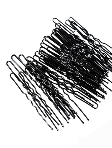 U SHAPED HAIR PINS ▪︎ BLACK
