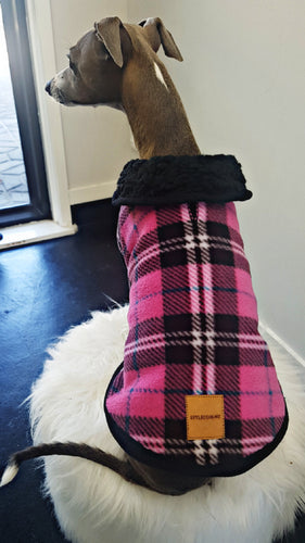 STYLECOM.NZ ~ Stylish Designer Dog Coat  Candy Pink~ Size Small