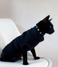Load image into Gallery viewer, STYLECOM.NZ ~ Designer Cat / Puppy Black Sleeveless Top • Size Xtra Small