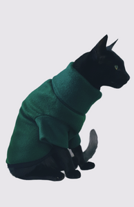 STYLECOM.NZ ~ Designer Dog | Cat Top • Forest Green Single Layer • Size Small