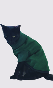STYLECOM.NZ ~ Designer Dog | Cat Top • Forest Green Single Layer • Size Small