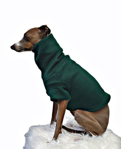 STYLECOM.NZ ~ Designer Dog | Cat Top • Forest Green Double Layer • Size Small