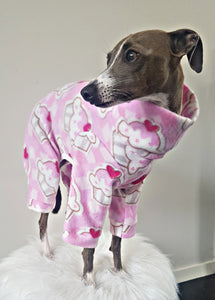STYLECOM.NZ ~ Designer Dog PJ's  Pink Strawberry Cupcake ~ Size Medium