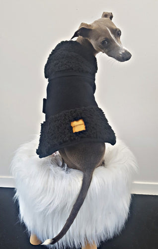 STYLECOM.NZ ~ Pure Envy Designer Dog Coat Black ~ Size Small
