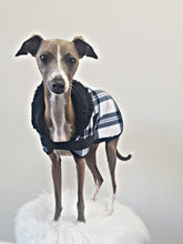 Load image into Gallery viewer, STYLECOM.NZ ~ Pure Envy Designer Dog Coat  Black + White ~ Size Medium