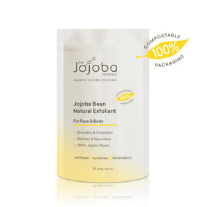 The Jojoba Company ~ Jojoba Bean Natural Exfoliant For Face + Body  200g