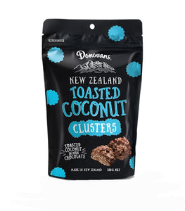 DONOVANS NZ • TOASTED COCONUT CLUSTERS 150G