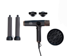 Load image into Gallery viewer, H2D • XTREME | 4 in 1 Hairdryer + Styler • Black