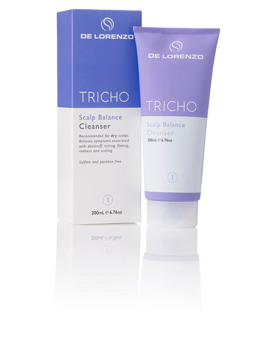 De Lorenzo ~ Tricho Scalp Balance Cleanser for Dry Scalps ~ 200ml
